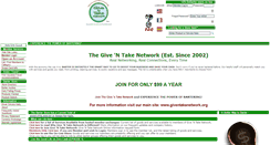 Desktop Screenshot of giventakenetwork.dobarter.com