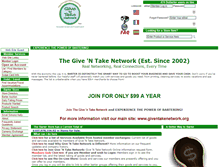 Tablet Screenshot of giventakenetwork.dobarter.com